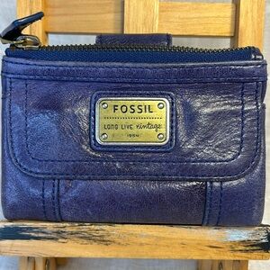 Fossil hardly used leather wallet